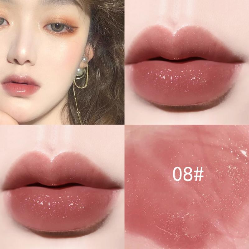 Mini 10 Colors Liquid Lip Gloss Waterproof Non-stick 24 Hours 1pc Long Lasting Velvet Matte Lipstick Lip Gloss Cosmetic Makeup