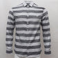 Man fashion cro codile plaid striped shirt male long sleeve dress shirts 100% cotton hombre chemises homme
