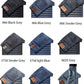 2022 SULEE Brand Autumn Winter Slim Fit  Men's Jeans Business Casual Elastic Straight Denim Pants Male High Quality Trousers