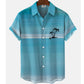 Harajuku Feather Hawaiian Men's Shirt Printed Short Sleeve Casual White Street Summer Beach Shirts For Men Clothing 2022 Summer