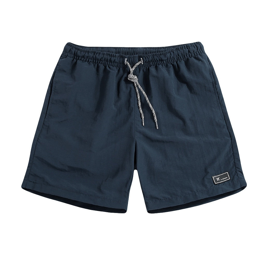 Men Shorts Drawstring Short Pants Casual Shorts Quick-drying