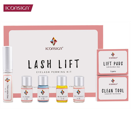 Dropshipping ICONSIGN Lash Lift Kit Lash Lifiting Eyelash Perm Kit Lash Curling Eyelash Enhancer Eye Makeup Can Do Your Logo