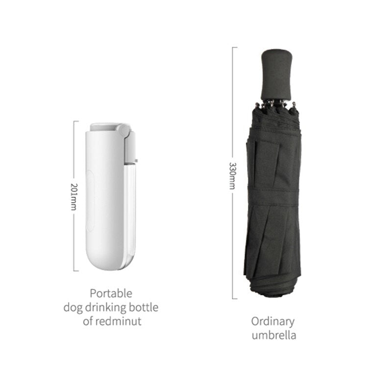 420ML Dog Water Bottle Portable Plastic Pet Feeder Food Container Outdoor Walking Travel Pet Drinking Water Feeder