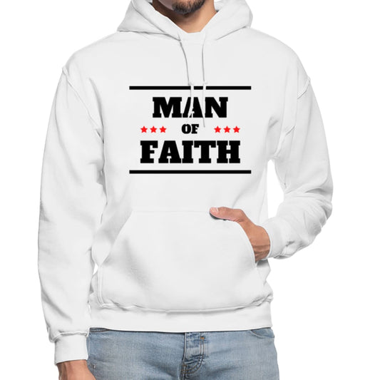 Uniquely You Mens Hoodie - Pullover Hooded Sweatshirt - Graphic/Man of Faith